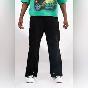 Watson BAGGY BLACK DENIM PANTS 36